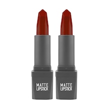 Yoğun Renk Veren Uzun Süre Kalıcı Nemlendirici Kadifemsi Mat Ruj - Lipstick 423 Wine Red 2 Paketi Abanoz Yoğun Renk Veren Uzun Süre Kalıcı Nemlendirici Kadifemsi Mat Ruj - Lipstick 423 Wine Red 2 Paketi Abanoz