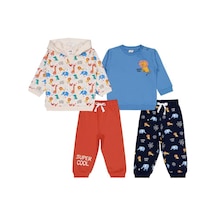 Civil Baby Safari Baskılı 2'li Set 6-18 Ay Takım - Standart