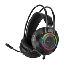 Xtrike Me GH-509 Oyuncu Kulaklığı RGB Led ışık Kulak Üstü Mikrofonlu Tasarım - ZORE-219209 Siyah