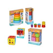Bebeğimin İlk Oyuncakları 4'lü Set Eğitici Oyuncak Bultak Halka P