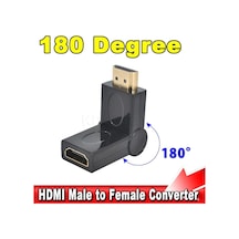 180 Derece Dönebilen HDMI To HDMİ Adaptör Çevirici Dönüştürücü