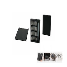 25 Parça Kızaklı Kutulu Mıknatıslı Çelik Tornavida Seti Saat Laptop Kamera Telefon Gözlük Vb. Tamiri