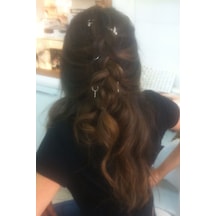 Saç Küpesi.Hairringa.Saç Yüzüğü.Saç Aksesuarı