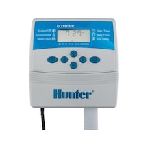 Hunter Eco-logic 4 İstasyonlu, İç Mekan, 24v Ac. Elektrikli Sulama Kontrol Ünitesi