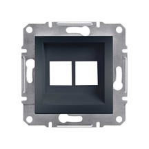 Schneider Schneider Electric Asfora Antrasit İkili Data Prizi Boş Rj45 Çerçevesiz - EPH4400171-02