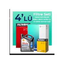Ford Fiesta 1.5 Dizel Filtre Bakım Seti Shell Motor Yağlı 2017-2020 4 Lü 8200BKMFLSHNGFL23978