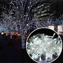 10 METRE 100 LED BEYAZ LED IŞIK YILBAŞI AĞACI IŞIĞI 220 VOLT BEYAZ IŞIK NOEL IŞIĞI YILBAŞI IŞIKLARI Beyaz