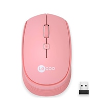 Lecoo Ws202-p Kablosuz 1600dpı+4 Tuşlu Sessiz  Pembe Mouse