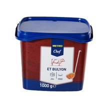 Metro Chef Bulyon 1 Kg Et - Pratik Et Aromalı Bulyon 4'li Avantaj Paketi - 4 Adet Tarı