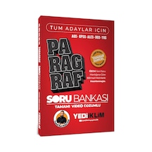 Ags Kpss Ales Dgs Yks Tüm Adaylar Için Paragraf Tamamı Video Çözümlü Soru Bankası Yediiklim Yayınları