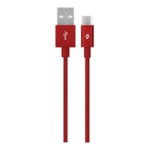 Ttec 2DK11K AlumiCable Micro USB Şarj Kablosu Kırmızı