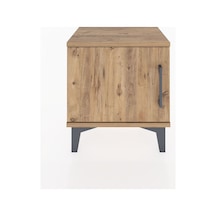 Arges Komodin Tek Raflı Tek Kapaklı 44x30x48 Çam-çam Çam