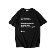 Brz Collectıon Brz Collection Unisex Oversize Home Sweet Home - The Favors, Fınneas, Ashe T-shirt Siyah