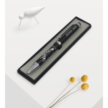 Kişiye Özel Atatürk Kabartma Figürlü Touchpen Metal Tükenmez Kale