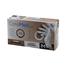 Coremed Bimel M Beden Pudralı Muayene Eldiveni 100lü Bx40