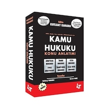 4T Yayınları Kamu Hukuku Konu Anlatımlı Kpss Ve Kurum Sınavları