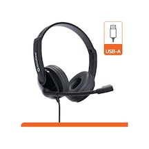 Accutone Ub101 Duo Usb Siyah Renk Çağrı Merkezi Kulaklığı Pro