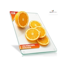 Decovetro Cam Kesme Tahtası Ve Sunum Tablası Natural Saydam 30 X 40 Cm Çok Renkli
