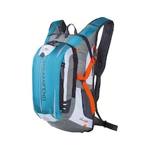 Xuweiwei Peacock Blue 18l Büyük Sırt Çantası Ayarlanabilir Askı Nefes Alabilir Tasarım Dayanıklı Fermuar Altın