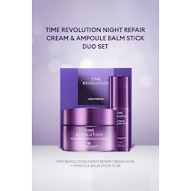 Missha Total Bakım Kremi & Balm Stick Time Revolution Night Repair Cream & Balm Duo Set