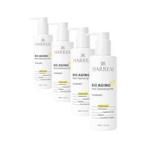 Bio Aging Kuru Ciltler Için Yüz Yıkama Sütü 4 Paketi