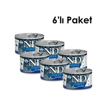 N&D Ocean Tahılsız Morina Balıklı ve Bal Kabaklı Konserve Yetişkin Köpek Maması 6 x 140 G