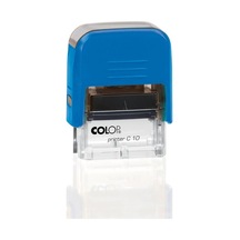 Colop Prınter C10 Mavi Kasa Siyah Keçe - 10 x 27 MM