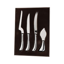 Sambonet 52550 C91 Living Peynir Bıçağı 4-parçalı Set, Paslanmaz Çelik 18 X 10 Cm Çok Renkli