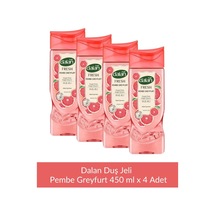 Dalan Fresh Pembe Greyfurt Duş Jeli 450 Ml X 4 Adet Aloe Vera