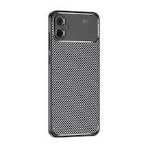 Magicool Samsung Galaxy Uyumlu A05 Kılıf Auto Focus Karbon Kapak - Siyah