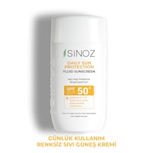 Sinoz Günlük Kullanım için Yüz Güneş Kremi SPF50+ 50 ML