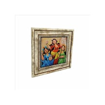 Dans Eden Oryantal Kadınlar Baskılı Taş Tablo 25x25