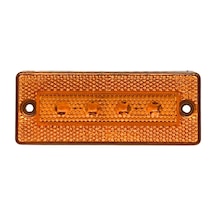24v Yan Sinyal Lambası Dorse Side Marker Sarı 4 Ledli 100 40 Mm E37