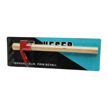 Vakumlu Kırmızı Keser Ahşap Saplı