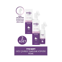 Tto Soft Göz Çevresi Temizleme Köpüğü Aplikatörlü 2 x 150 ML
