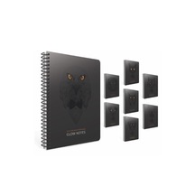 Gıpta Glow Notes A4 100 Yaprak Kareli Karton Kapaklı Spiralli Defter