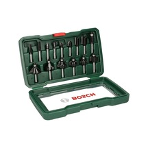 Professional Accessories 15 Parça Freze Seti Ahşap, Frezeler İçin 8 Mm Şaftlı Aksesuar