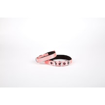 Softlu Köpek Boyun Tasması 1,5 Cm X 30 Cm Pembe Çok Renkli