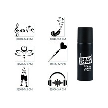Airbrush Tattoo Holiday Tasarımlar Spray Tattoo Geçici Sprey Dövme Seti