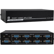 Powermaster Vga-2508a 250 Mhz 8 Port 1920x1440 Destekli Vga Video Splitter Dağıtıcı 9 V Adaptörlü