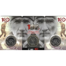 Emir Collection 2022/23 Tedavül Hatıra 5 Lira ve 2 Adet Büyük Taarruz 1 Lira Seti