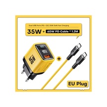 Asometech Gan 35w Hızlı Şarj Cihazı Qc4.0 Pd3.0 Pps İphone Uyumlu 15 Pro Samsung S23 Xiaomi Abdistribütör Garantili