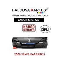 Canon I-Sensys Lbp-6030B Yazici Için 2000 Sf Crg-725 Uyumlu Toner