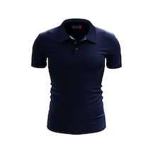 Raru Pamuk Cepli Polo T-shirt Paratus Lacivert Lacivert