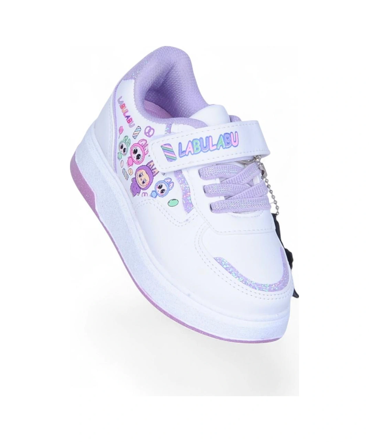 Prokids 4011 Byz-lila Kız Çocuk Sneaker Spor Ayakkabı Beyaz