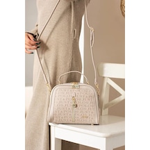 Kadın Çok Bölmeli Ayarlanabilir Askılı Lüks El Ve Omuz Çantası Shoulder Bag Taş