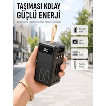 4 Çıkışlı Hızlı Şarj Destekli Powerbank Yeni Nesil Tkndy-bsva4969 Çok Renkli