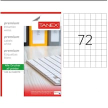 Tanex Tw-2072 26X33MM Laser Etiket 100 Adet