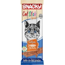 Snacky Somon Etli Kedi Stick Ödül Maması 3 x 5 G