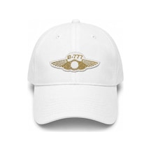 Şapka Beyaz "b-777" Kırmız Mavi Beyaz